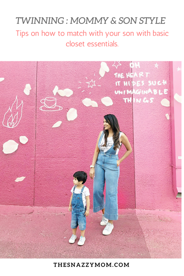 Twinning: Mommy and Son Style  The Snazzy Mom Blog by Arushi Garg